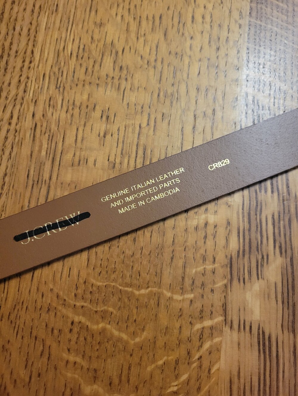 J. Crew Western Buckle Belt in Italian Leather - brown - Picture 7 of 9